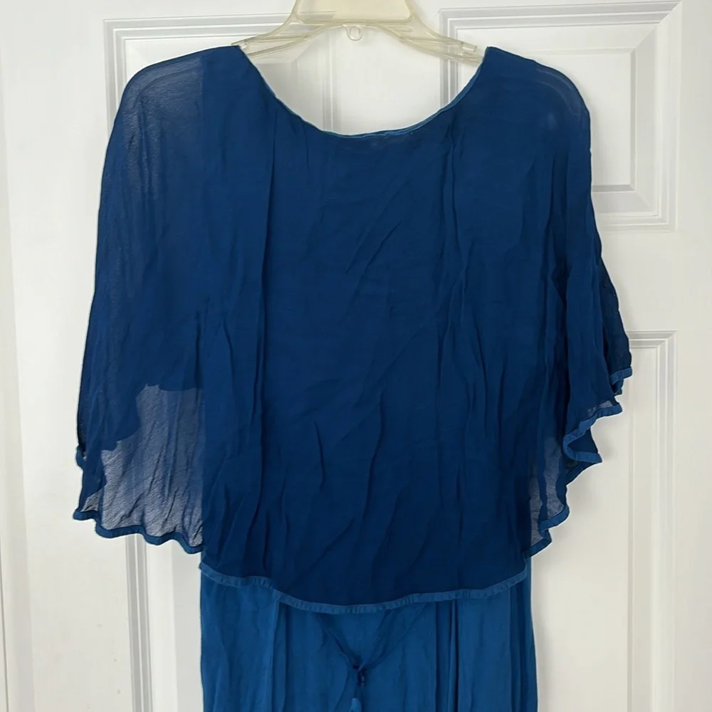 Holy Clothing Juliette Maxi Dress in Blue Divine (Med Tall) - Picture 5 of 6